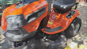 Husqvarna TS 142T, fűnyíró traktor. Bemutató videó.