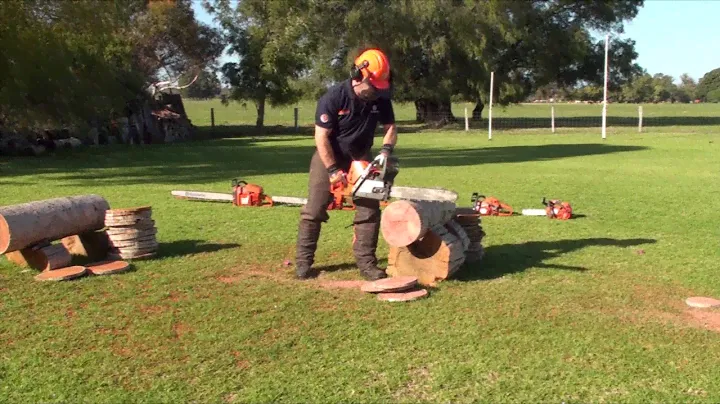 Husqvarna 576XP Chainsaw Speed Test 300mm