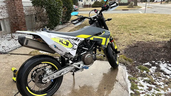 Husqvarna 701 super motar 2021 yoshimura sound 🔥🔥🔥