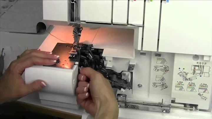 Husqvarna Viking S-21 Serger 30 Converting from Serger to Coverstitch