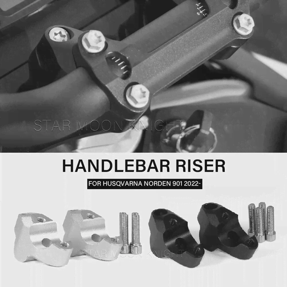 Подъемный Руль 30 мм Для Husqvarna Norden 901 2022- Husqvarna 901Norden Удлинитель Руля Мотоцикла Удлинитель Адаптера Аксессуары