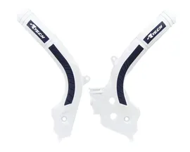 Защита рамы пластиковая R-Tech Husqvarna TC125-250 16-21, FC250-450 16-21 (R-PRTKTMBNBL1) бело/синяя