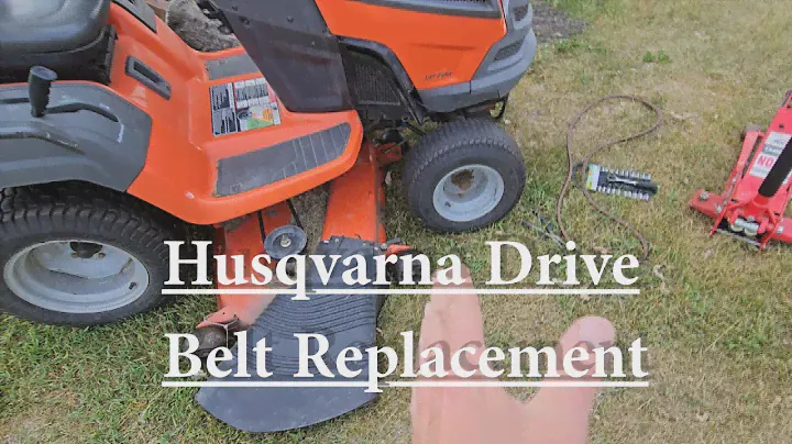 Husqvarna Riding Lawn Mower Drive Belt Replacement Fix LGT2654