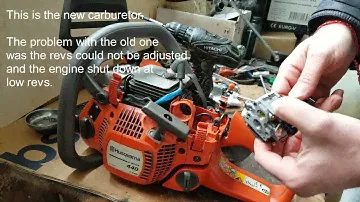 Husqvarna 440 chainsaw - carburetor replacement