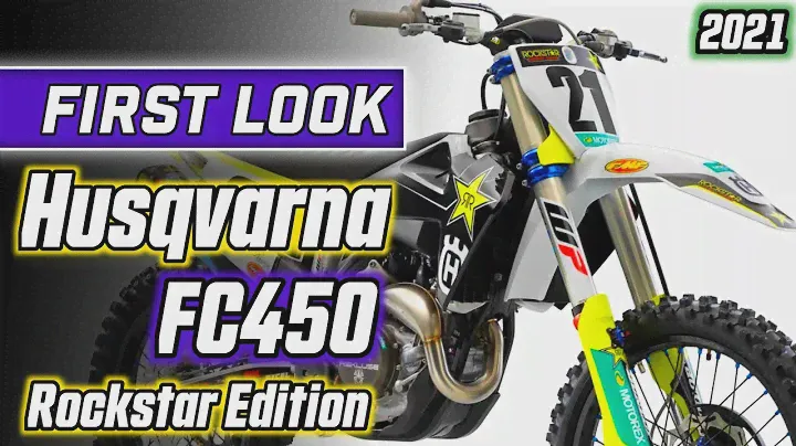 2021 Husqvarna FC 450 Rockstar Edition First Look | Motorcycle TV