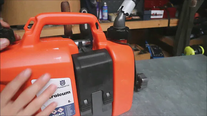 Husqvarna combination fuel/oil can.....Why i bought one.