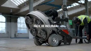 PG Floor Grinders: How to use the integrated support wheel | [ES] | Husqvarna Construction