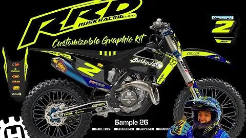 Husqvarna TC FC 125 250 300 350 450 Full Graphic Kit