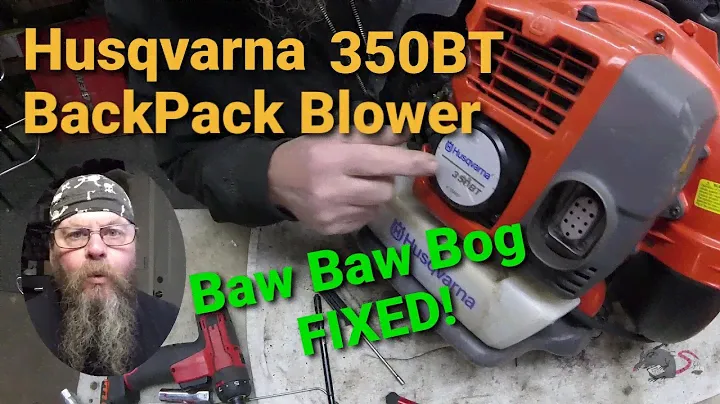 Husqvarna 350BT Back Pack Blower Baw Baw Bog