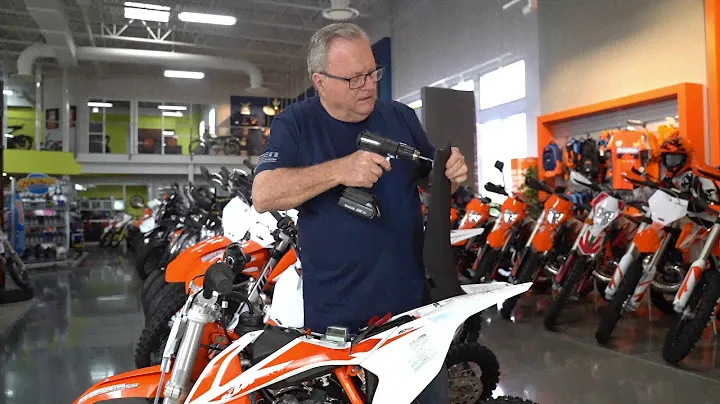 Как установить КОМПЛЕКТ БОЛТОВ СЕДЛА KTM / HUSQVARNA 50-65