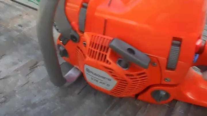 Husqvarna 576 XP-G Chainsaw test run