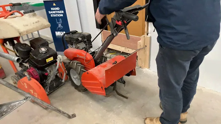 Lot 434 Husqvarna TR430 Petrol Rotavator
