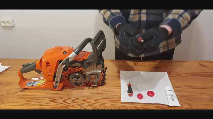 Husqvarna | Lubrication the Chainsaw Clutch Drum Needle Bearing.