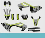 🛍 Наклейки на заказ графика Фоновые наклейки для Husqvarna TE FE 150-250 300-350 450 2020 2021 2022 TC FC TX FX FS 2019-2021