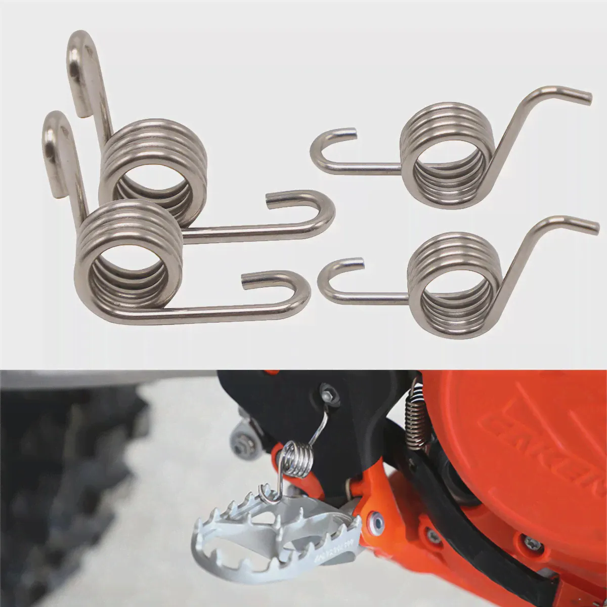 Мотоциклетные Подножки Для Ног, Пружинная Подставка Для Ног KTM SX SXF EXC EXCF XC XCF XCFW HUSQVARNA TC FC TE FE FS 125-501-0