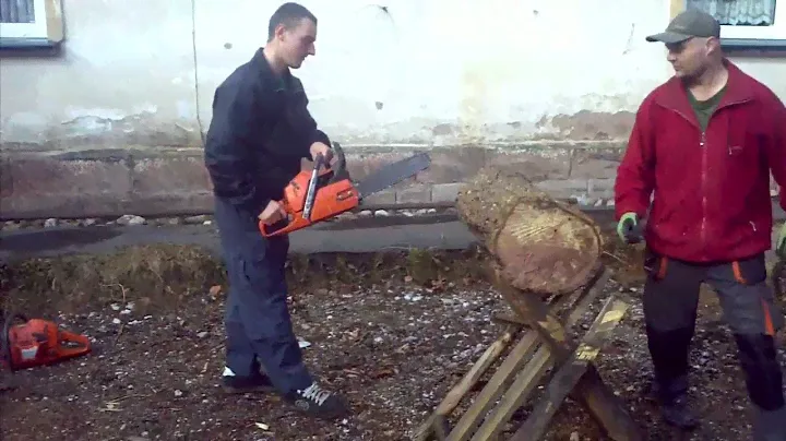 husqvarna 365 SPECIAL vs.  husqvarna 372 XP   1.kolo
