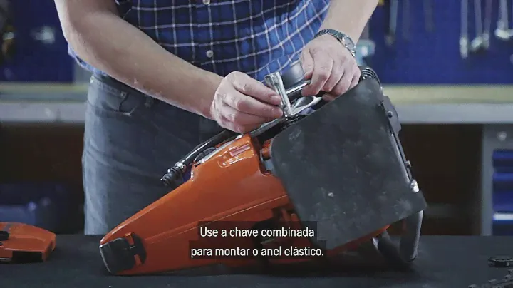 Замена цепи на резчике Husqvarna K 970 Chain