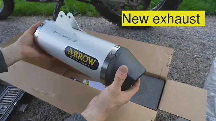 Husqvarna 701 Enduro | 2022 | Installing Arrow exhaust + test ride |