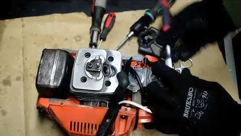 Carburettor and air filter installation | Husqvarna 44 chainsaw