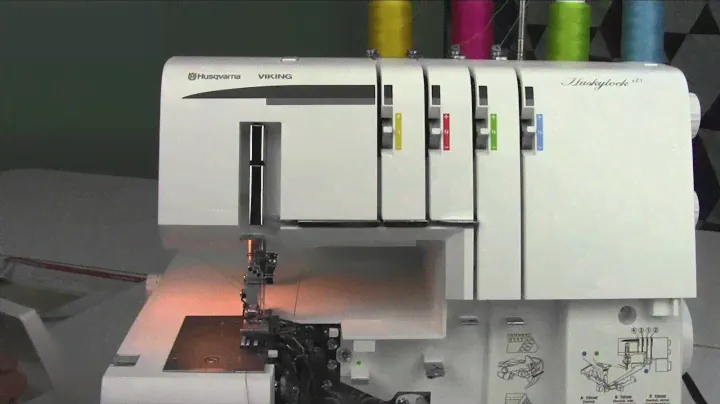 Husqvarna Viking S-21 Serger 5 Threading