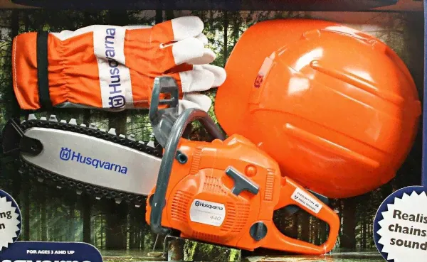 Игрушка бензопила HUSQVARNA компл.бензопила+шлем+перчатки 5864982-01-0