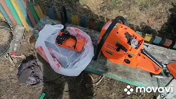 Husqvbrna 5200 / Запуск пилы после ремонта
